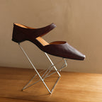 Amelie | Women's Square-Toe Leather Mules