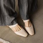 Amelie | Women's Square-Toe Leather Mules
