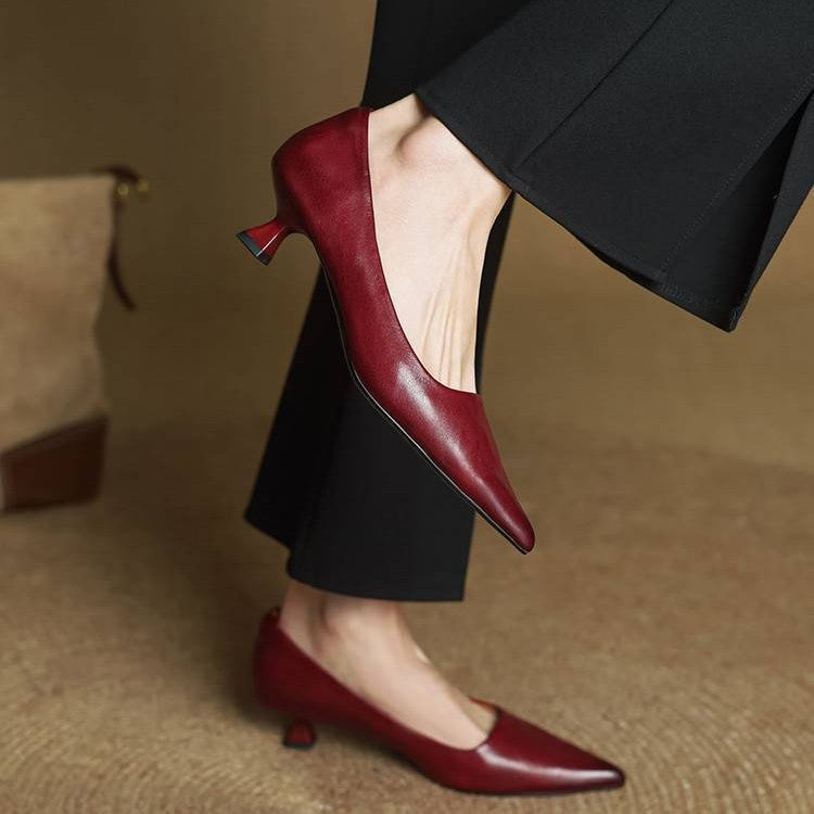 Serane Leather Heels