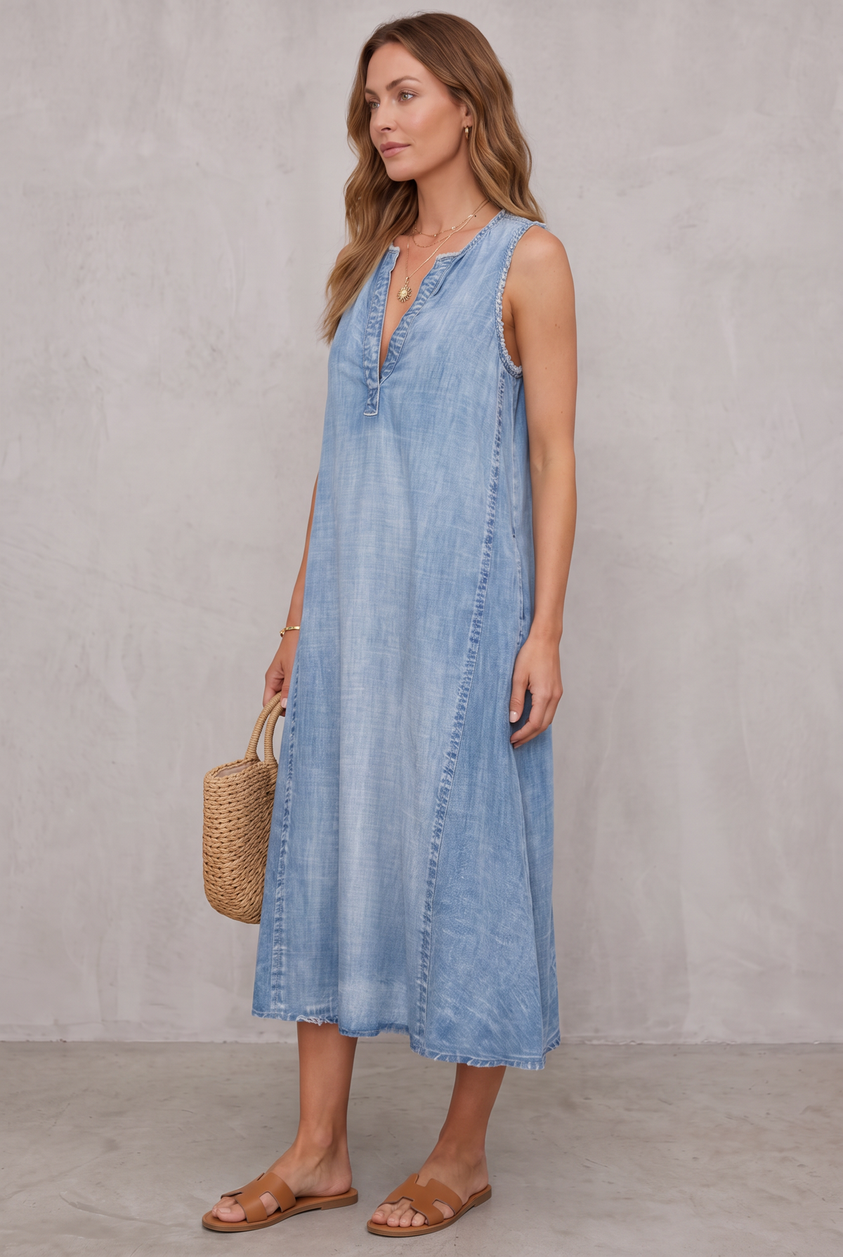 Casual Denim Dress
