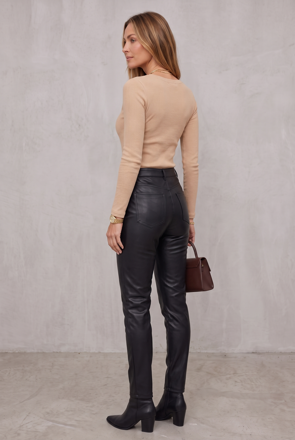 Ribbed Button Long Sleeve Top For Women