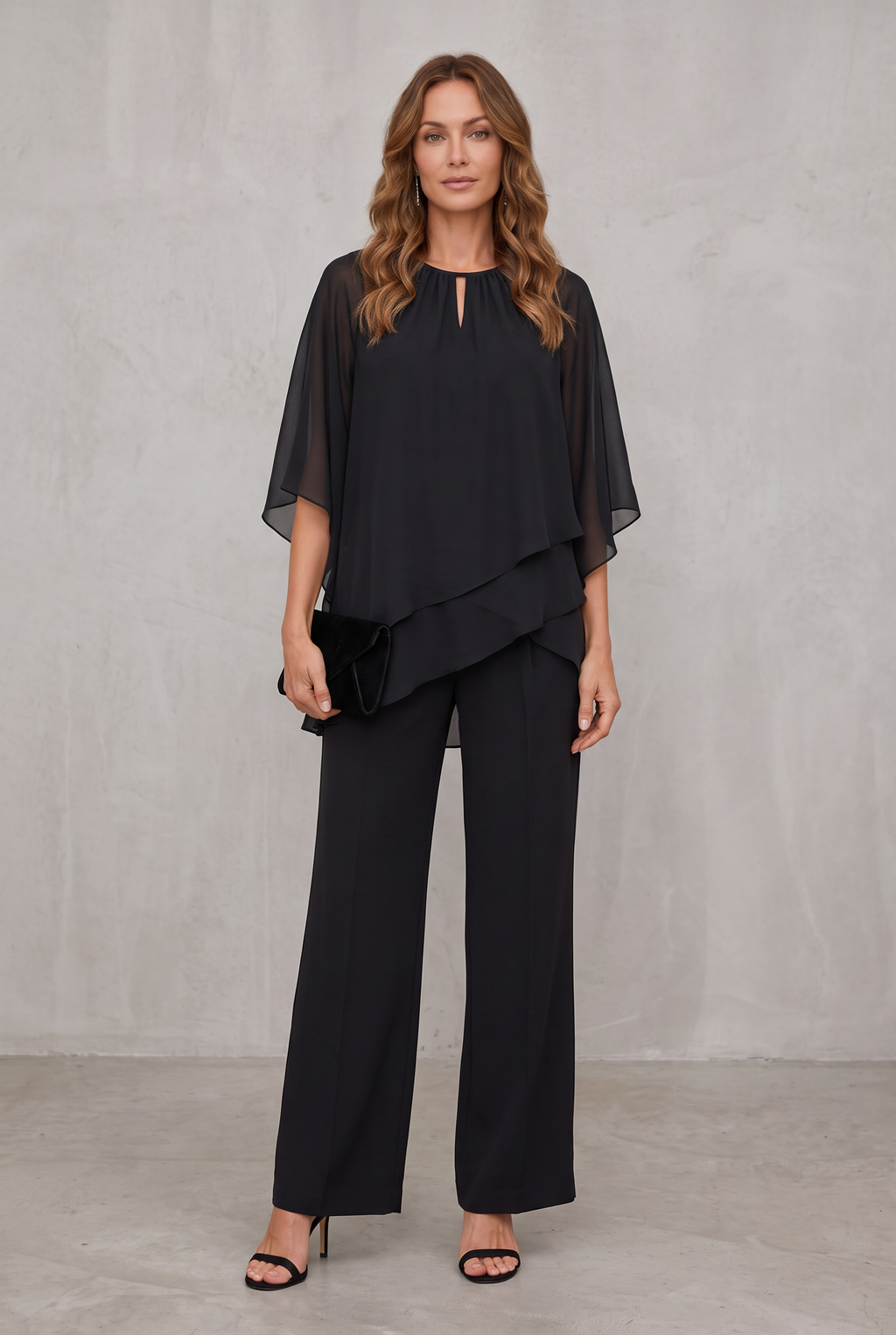 Elegant Layered Two-Piece Set For Women