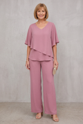 Elegant Two-Piece Chiffon Set For Women