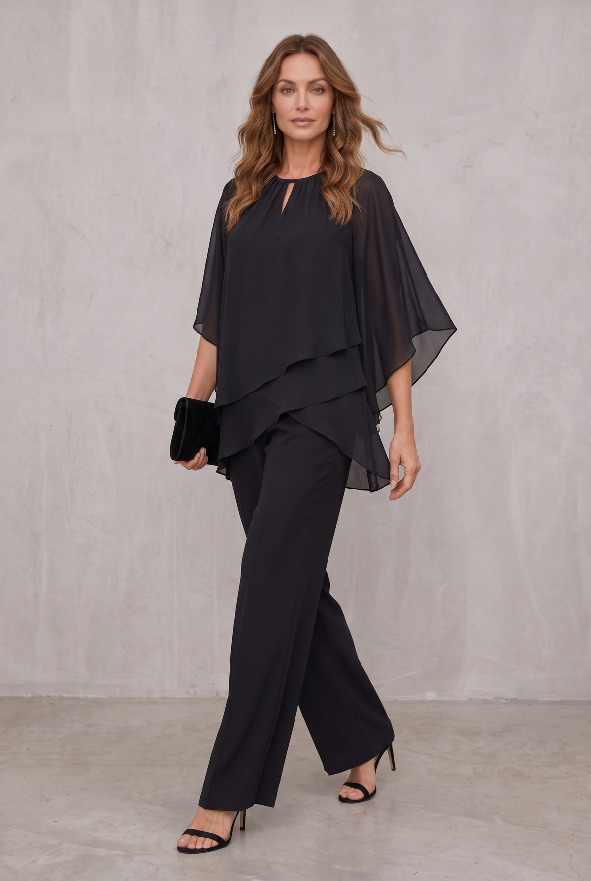 Elegant Layered Two-Piece Set For Women