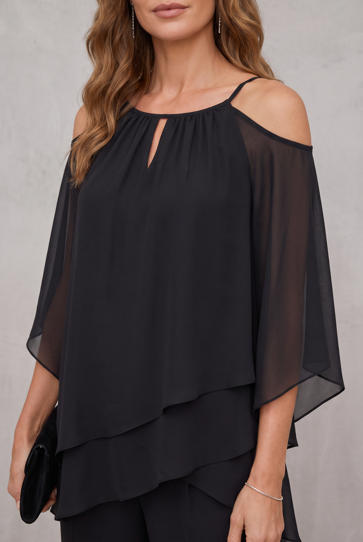 Elegant Layered Two-Piece Set For Women