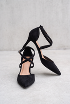 Crisscross Ankle Strap Heels For Women
