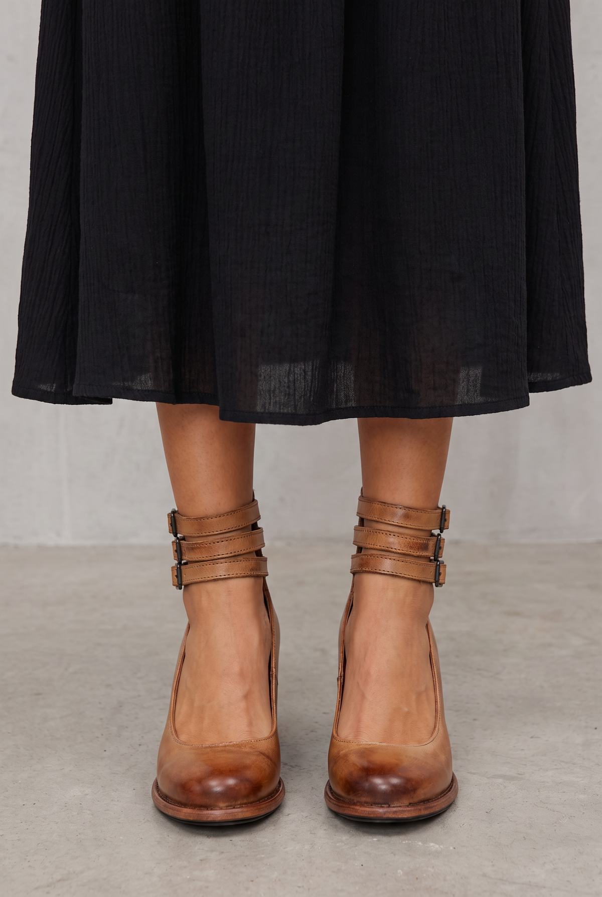 Comfortable Classic Strap Heels