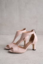 Elegant Open Toe Heels For Women
