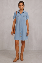 EasyFit Denim Dress