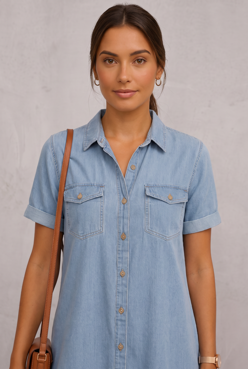 EasyFit Denim Dress