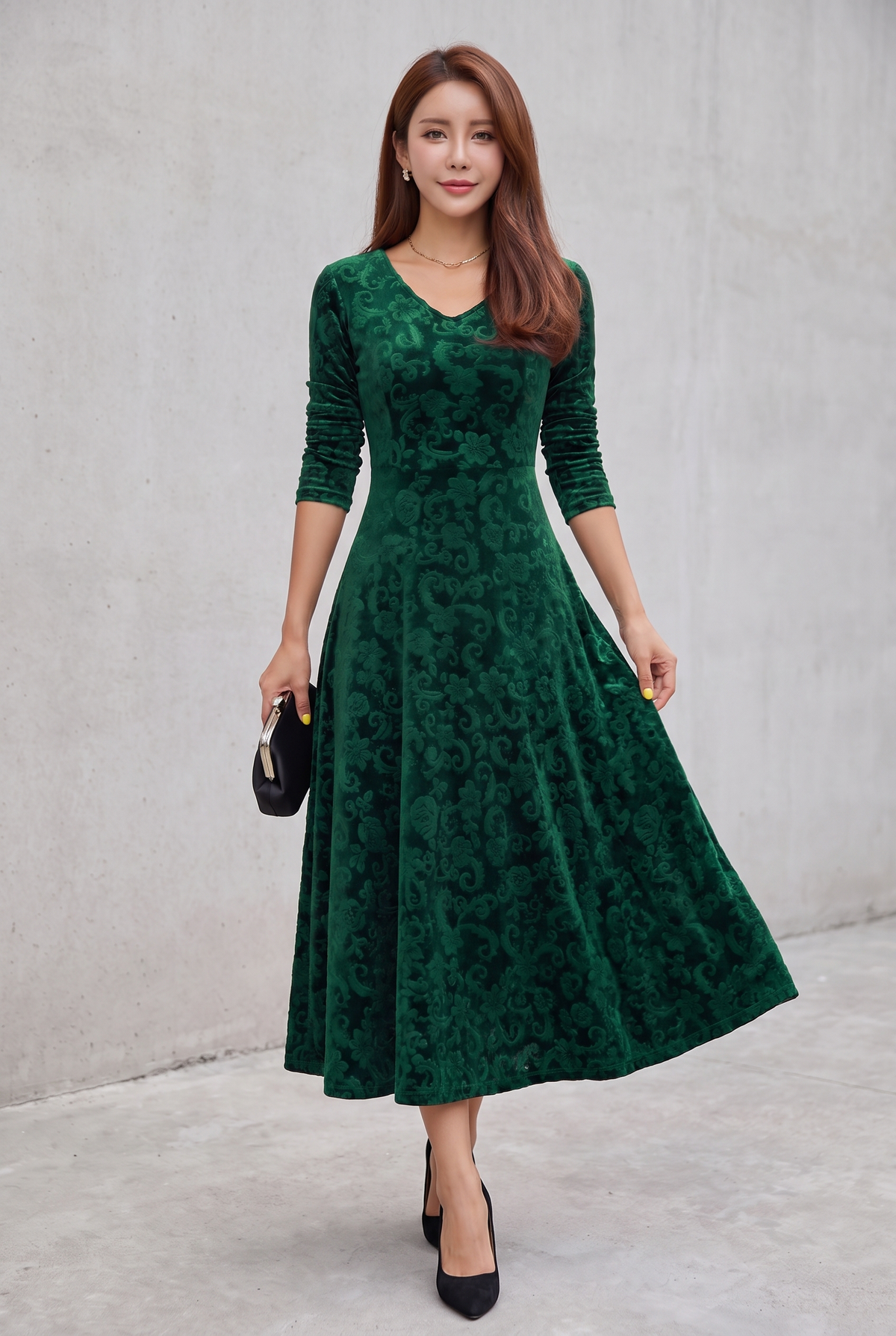Velvet Holiday Dress