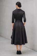 Elegant V-Neck Evening Dress
