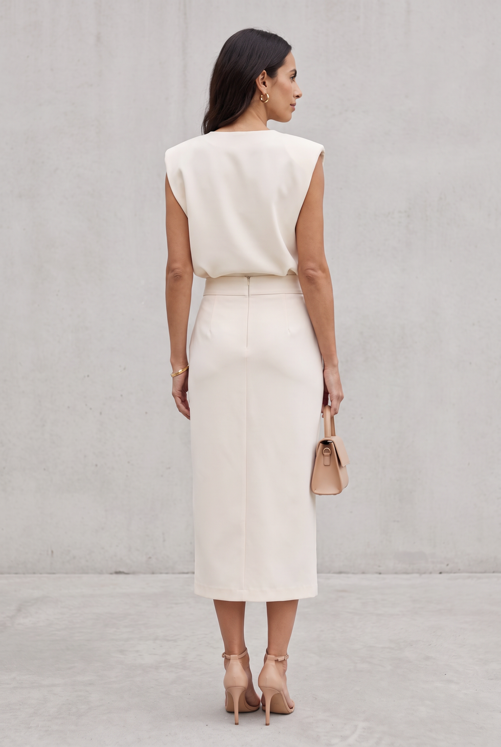 Midi Dress with Side Slit