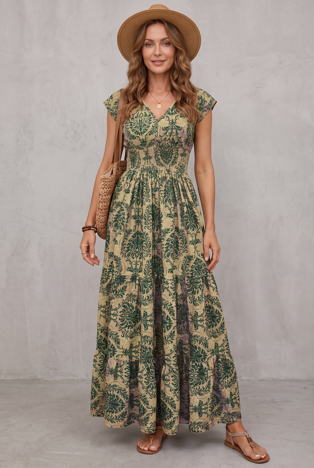 Flowing Bohemian Maxi Dress