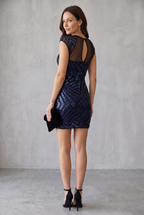 Sequin Mini Cocktail Dress For Women