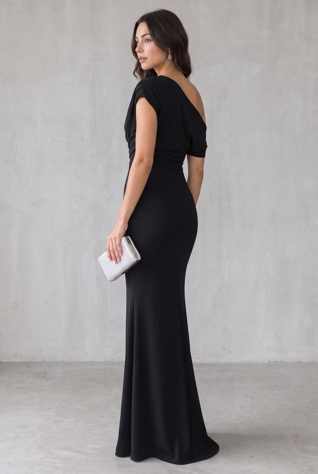 One-Shoulder Maxi Party Dress For Women