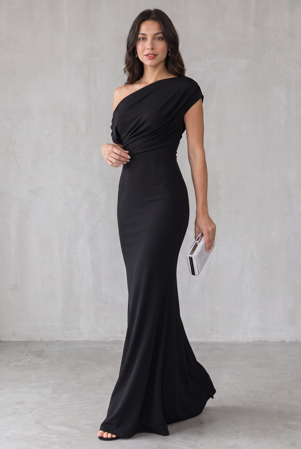 One-Shoulder Maxi Party Dress For Women