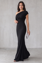 One-Shoulder Maxi Party Dress For Women