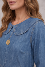 Everyday Denim Dress in Sizes S to 3XL
