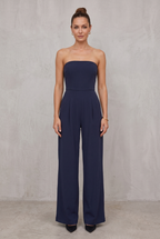 Strapless Wide Leg Jumpsuit For Women