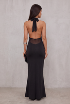 Women's Off-Shoulder Mesh-Panel Cocktail Party Dress